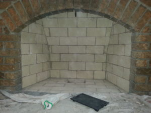 brick fireplace repair